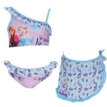 Disney Frozen Frolic children's bikini and sarong set 3-8 years
