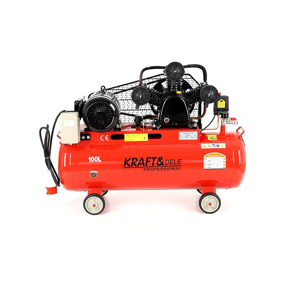 Kompresor Olejowy 100L 3 Tłoki 400V KD405