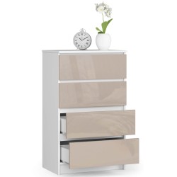 KOMODA K60 4SZ CLP CAPUCINO POŁYSK