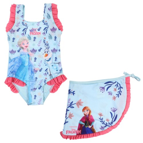 Disney Frozen Frolic children's swimsuit and sarong set 3-8 years
