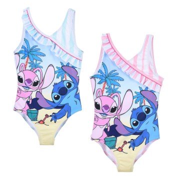 Disney Lilo and Stitch Angel kids swimwear, swimming 3-8 years