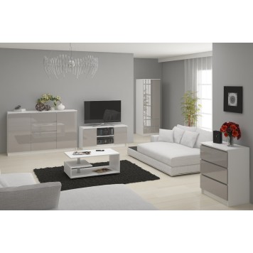 KOMODA K140 2D 4SZ CLP METALIK POŁYSK