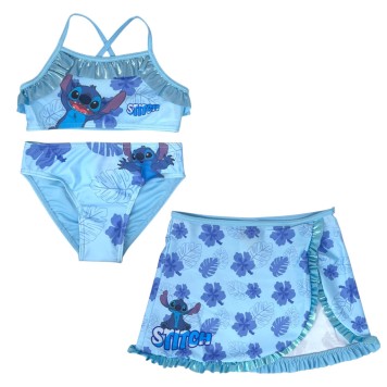 Disney Lilo and Stitch Leaf children's bikini and skirt set 6/8 years