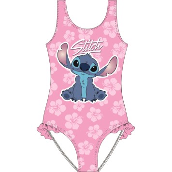 Disney Lilo and Stitch Pink Hibiscus kid's swimsuit, swimming 104-140 cm