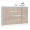 KOMODA K140 2D 4SZ CLP CAPPUCCINO POŁYSK