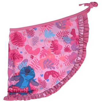 Disney Lilo and Stitch Tropic Pink children's bikini and sarong set 6/8 years