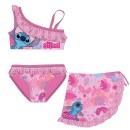 Disney Lilo and Stitch Tropic Pink children's bikini and sarong set 6/8 years