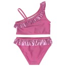 Disney Lilo and Stitch Tropic Pink children's bikini and sarong set 9/10 years