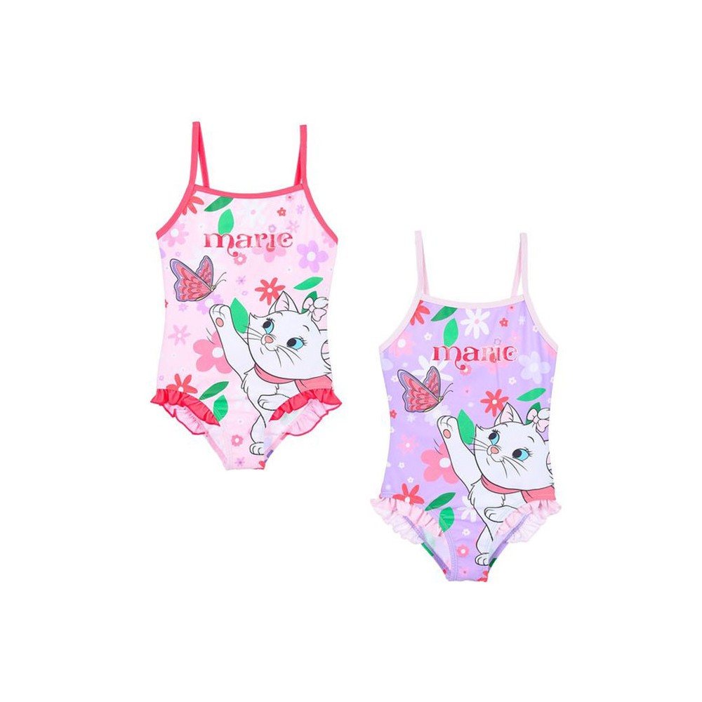 Disney Marie Flowers cat children's swimsuit, swimming 3-6 years