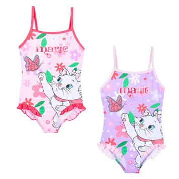 Disney Marie Flowers cat children's swimsuit, swimming 3-6 years