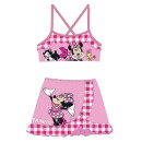 Disney Minnie  Checkered children's bikini and skirt set 4-10 years