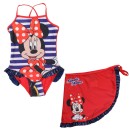 Disney Minnie  Chic children's swimsuit and sarong set 3-8 years