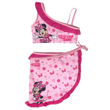 Disney Minnie  Cute kids bikini and sarong set 4-10 years