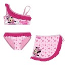 Disney Minnie  Cute kids bikini and sarong set 4-10 years