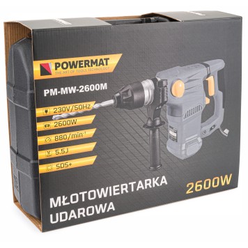 MŁOT UDAROWY SDS+ 2600W PM-MW-2600M