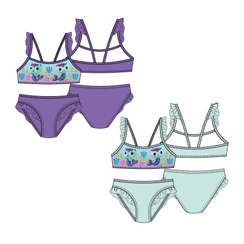 Gabby's Dollhouse Mermaid  children's swimsuit, bikini 3-8 years