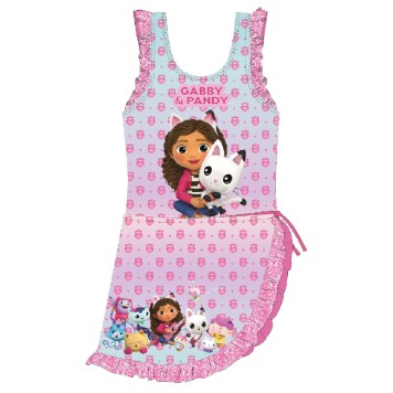 Gabby's Dollhouse Pandy children's swimsuit and sarong set 7 - 8 years / 122 - 128 cm