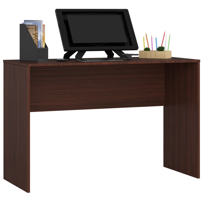 BIURKO B-17 PROSTE 120 cm WENGE WOLNOSTOJĄCE BIURKO B-17 PROSTE 120 cm WENGE WOLNOSTOJĄCE