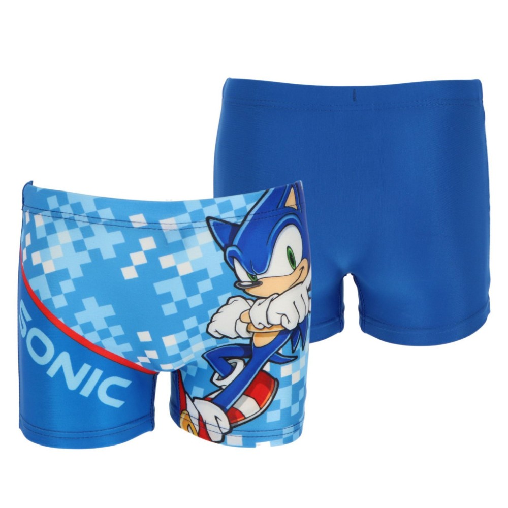 Sonic the Hedgehog children's swim shorts, size 3-8 years