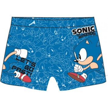 Sonic the Hedgehog children's swim shorts, sizes 92-128 cm