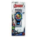 Avengers Blue digital luminous wristwatch in a box