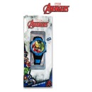 Avengers Blue digital luminous wristwatch in a box