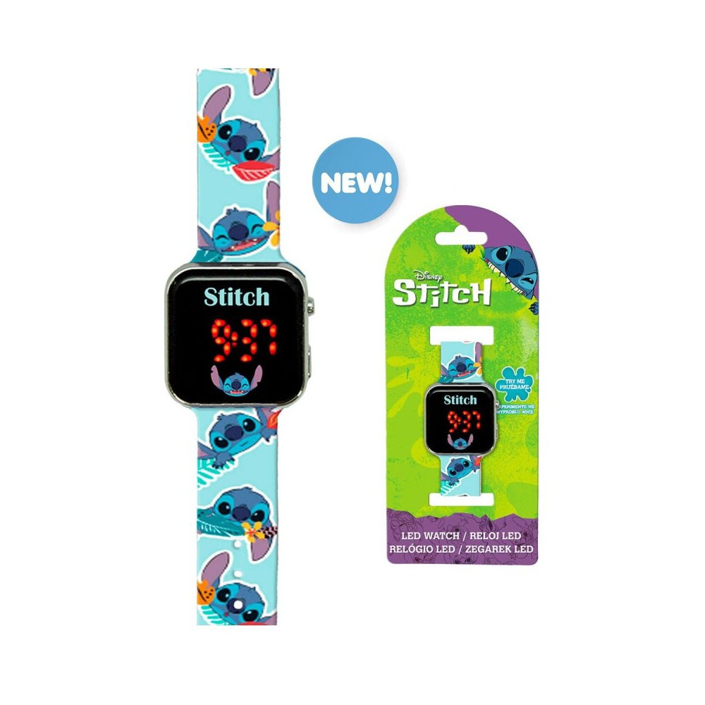 Disney Lilo and Stitch Magical Blue digital LED watch