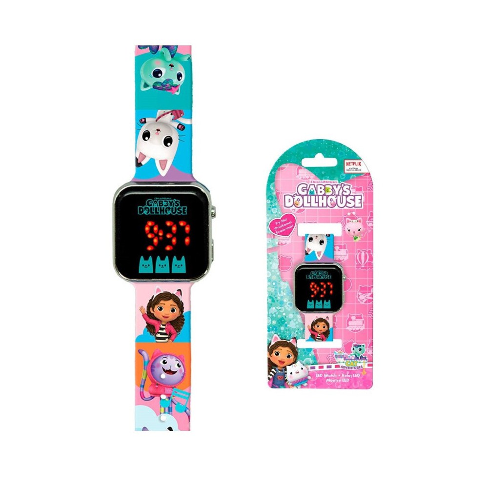 Gabby's Dollhouse digital LED watch
