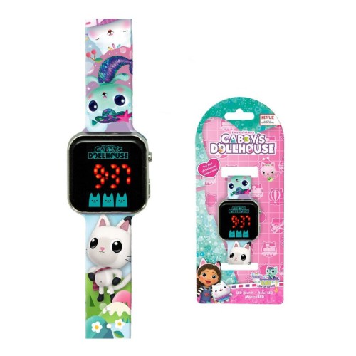 Gabby's Dollhouse digital LED watch
