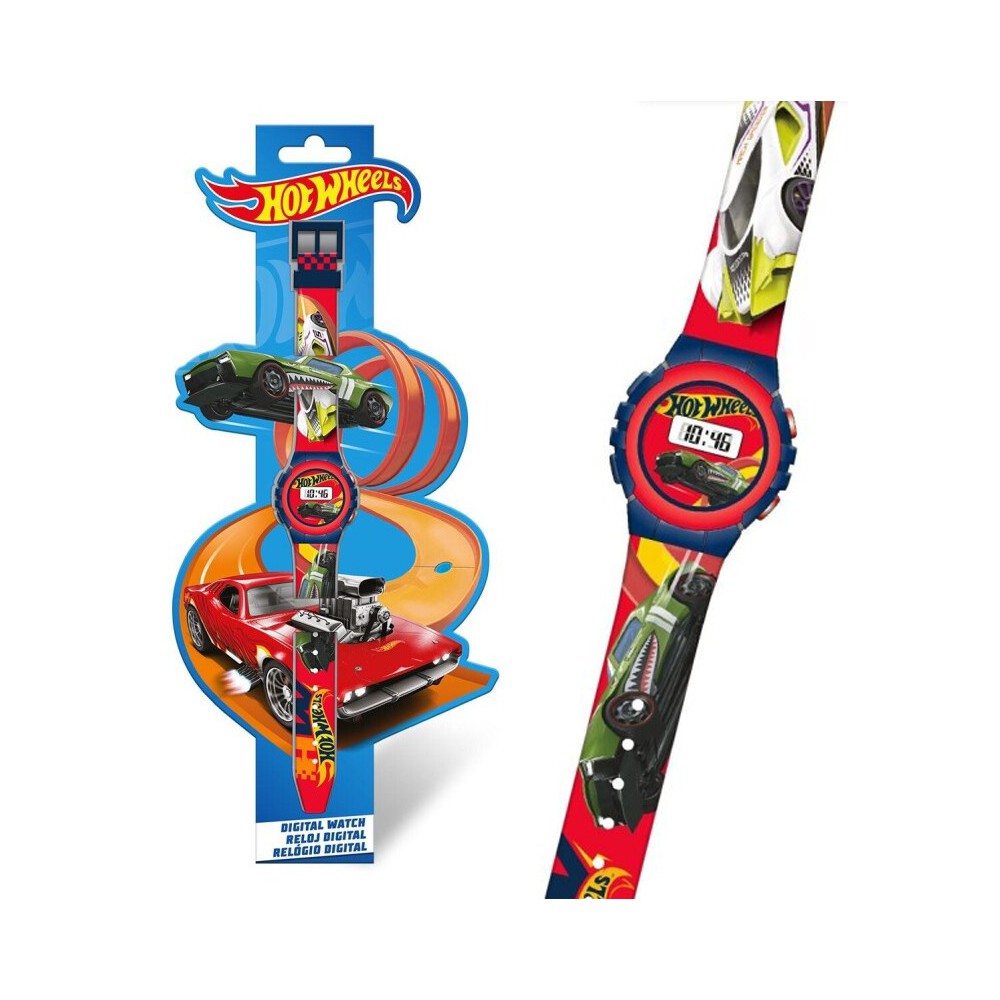 Hot Wheels Spiral digital watch