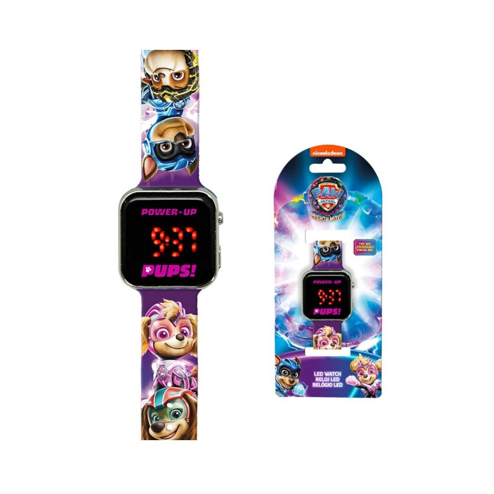 Paw Patrol Knights Skye digital LED watch