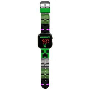 Minecraft Creeper digital LED watch