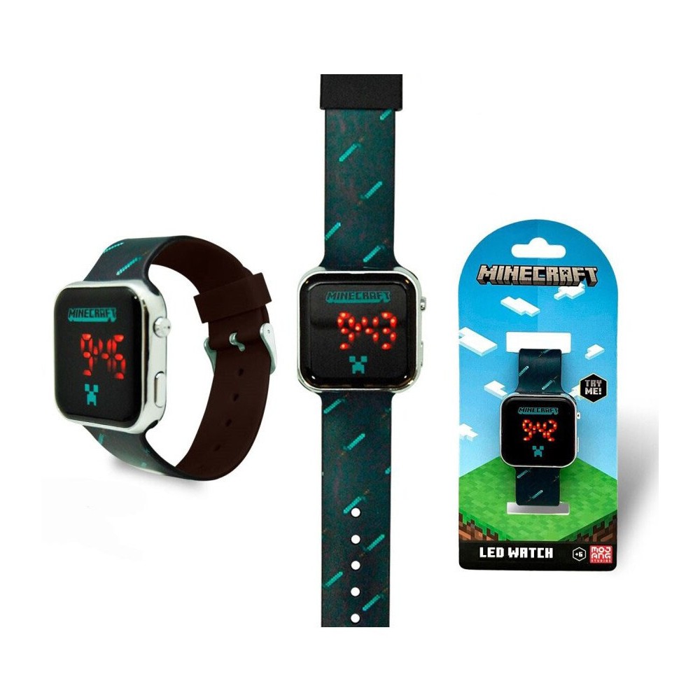 Minecraft Diamond Sword digital LED watch