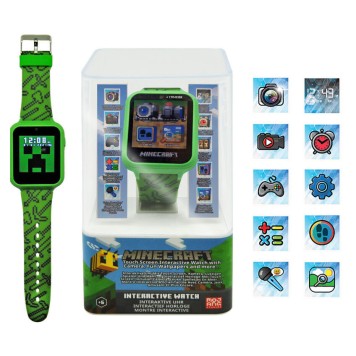 Minecraft Green interactive watch