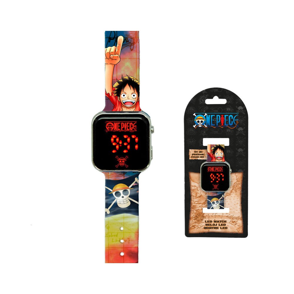 One Piece digital LED watch