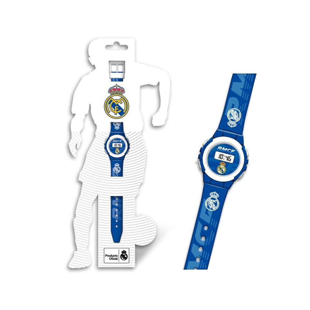 Real Madrid Emblem Blue digital watch