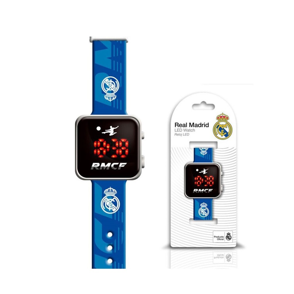 Real Madrid Emblem Blue digital LED watch