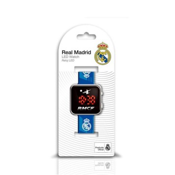 Real Madrid Emblem Blue digital LED watch