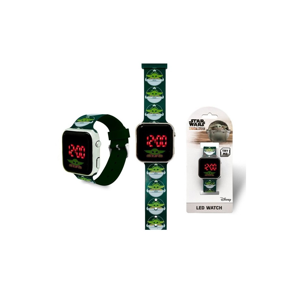 Star Wars Mandalorian digitális LED karóra