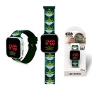 Star Wars Mandalorian digitális LED karóra