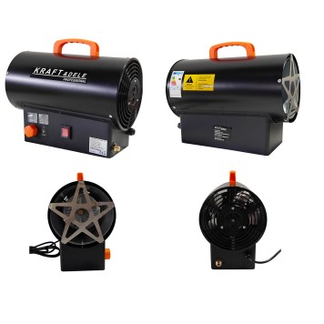 Nagrzewnica gazowa 25kW + Termostat + Reduktor KD11700