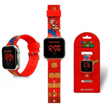 Super Mario Victory Red digital LED watch