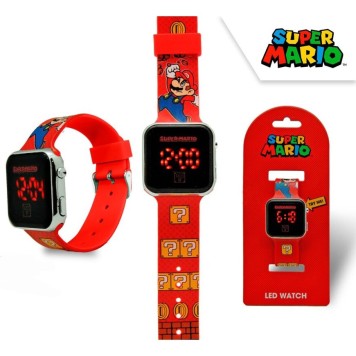 Super Mario Victory Red digital LED watch
