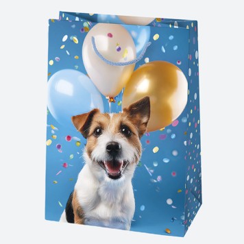 Animals Cute paper gift bag 23x32x11 cm
