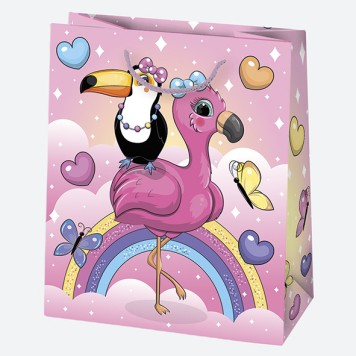 Animals Sissy paper gift bag 19x23x10.5 cm