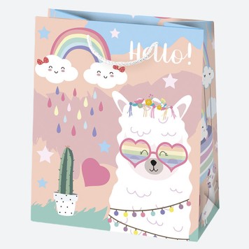 Animals Sissy paper gift bag 19x23x10.5 cm