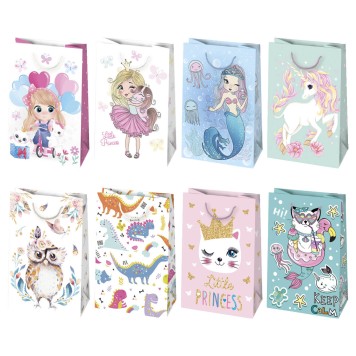 Animals Cutie girlish paper gift bag 16x24x7 cm