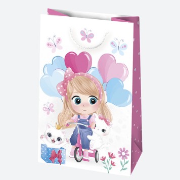 Animals Cutie girlish paper gift bag 16x24x7 cm
