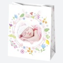 Baby Welcome Baby Shower Paper Gift Bag, 19x23x10.5 cm