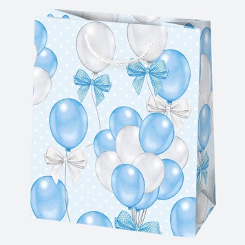 Baby Welcome Baby Shower Paper Gift Bag, 19x23x10.5 cm